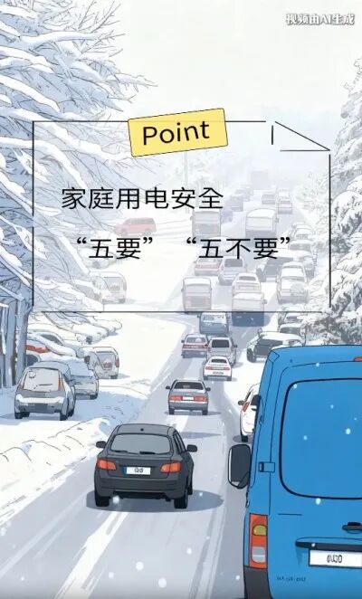 AI动画丨冬季家中取暖,牢记“五要”“五不要”秘籍 图片