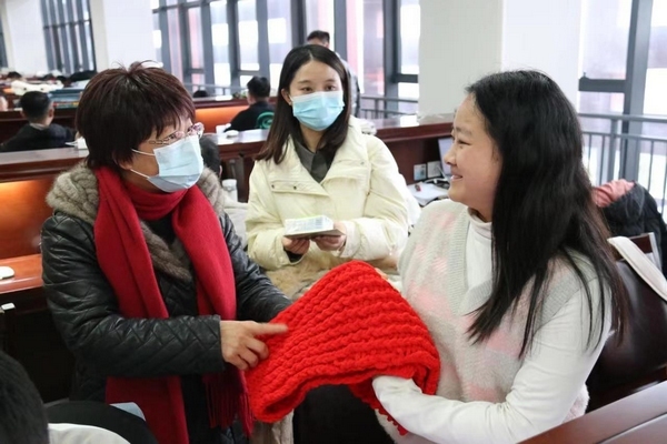 温暖考研学子活动现场。贵州大学供图