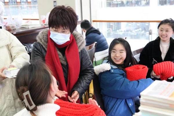 温暖考研学子活动现场。贵州大学供图