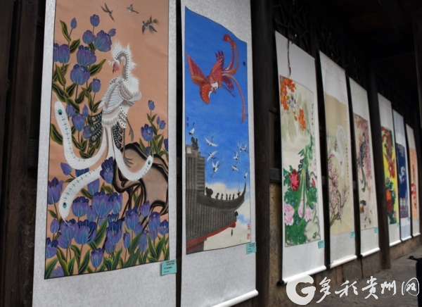 黔舞彩凤·接你回家安徽凤阳凤画展在天龙屯堡开展