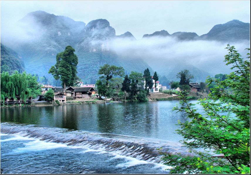 江口旅游景点图片